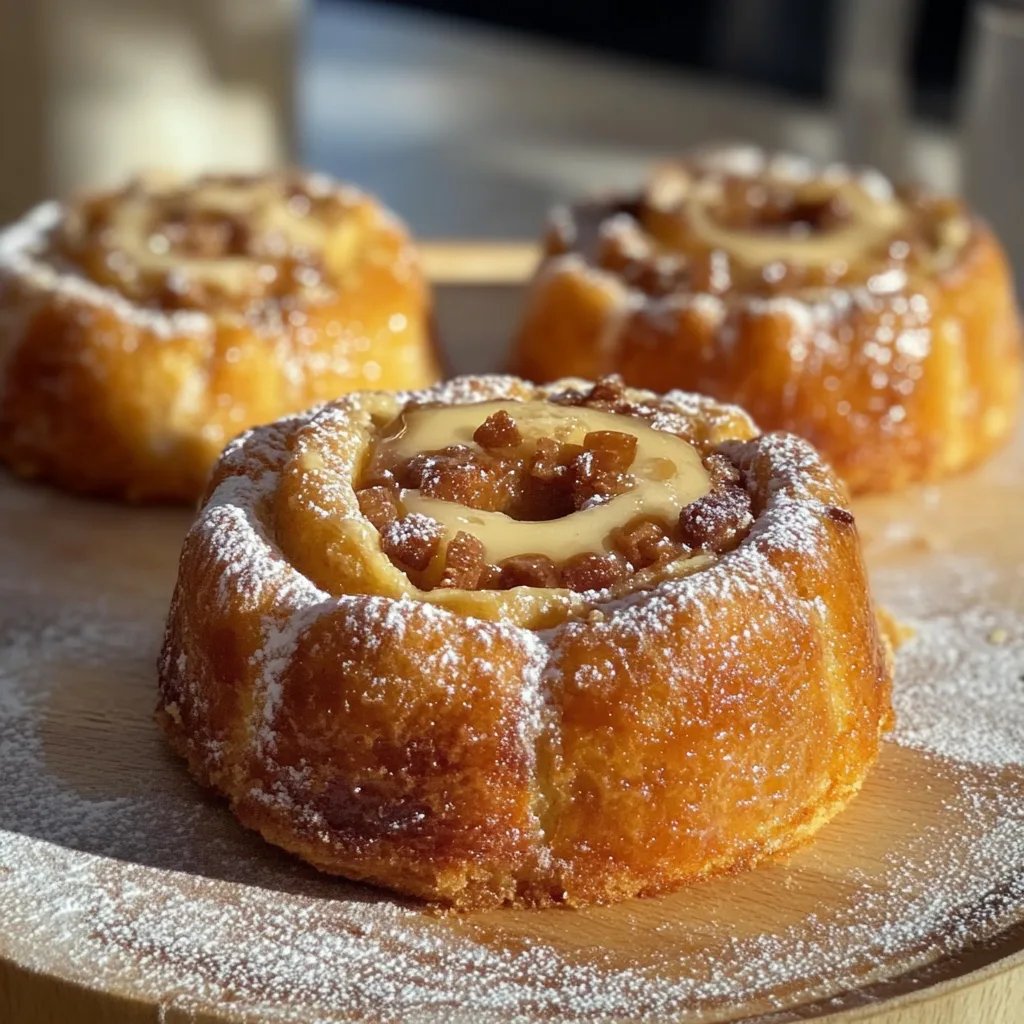 Mini Brown Butter Sourdough Cinnabundts
