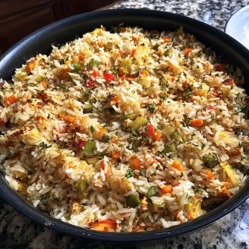 Baked Veggie Rice Skillet