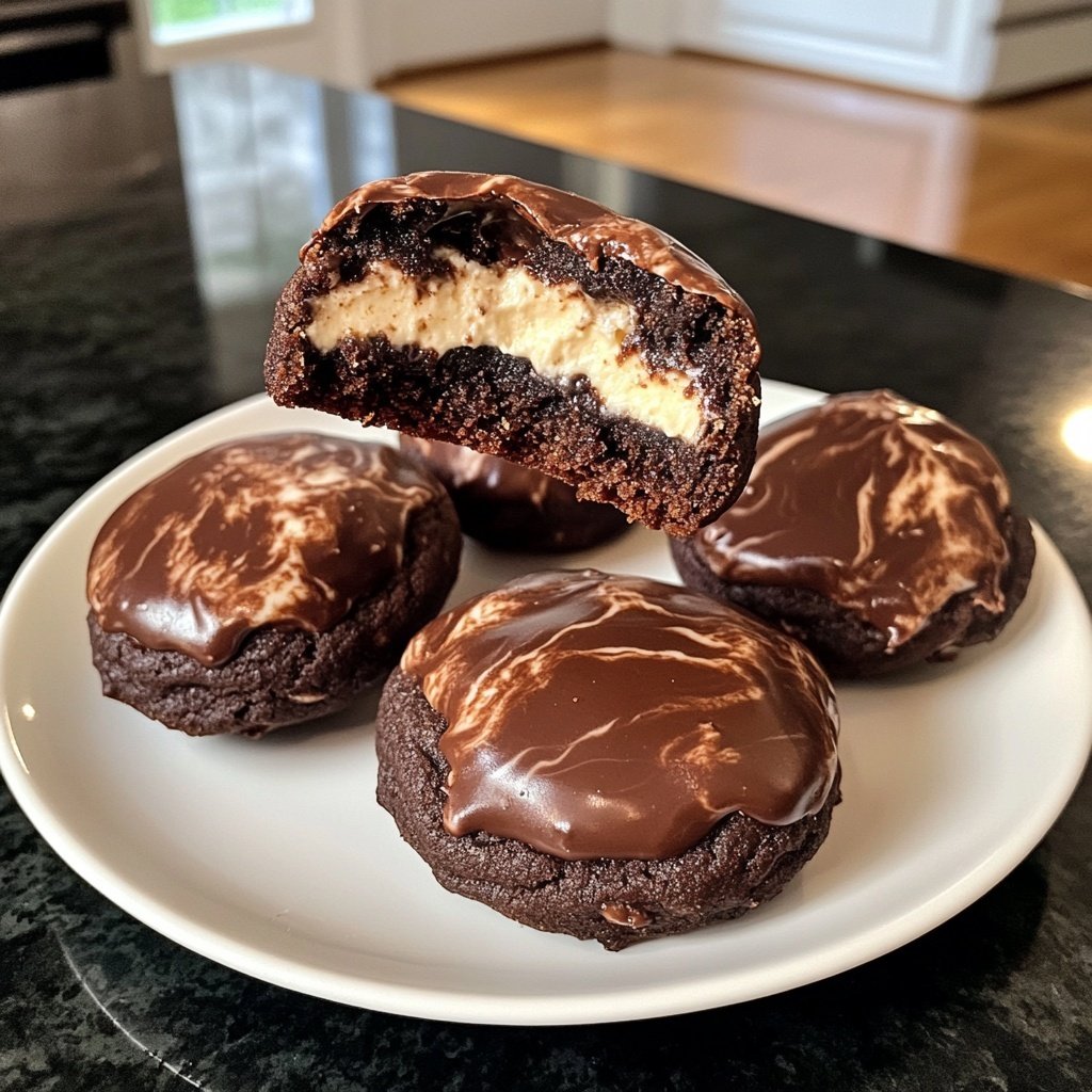 Choco Cheesecake Cookie Bites
