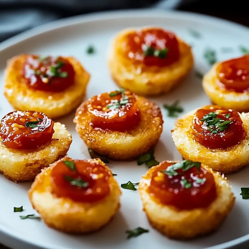 Cheesy Thumbprint Appetizers with Hot Pepper Jelly