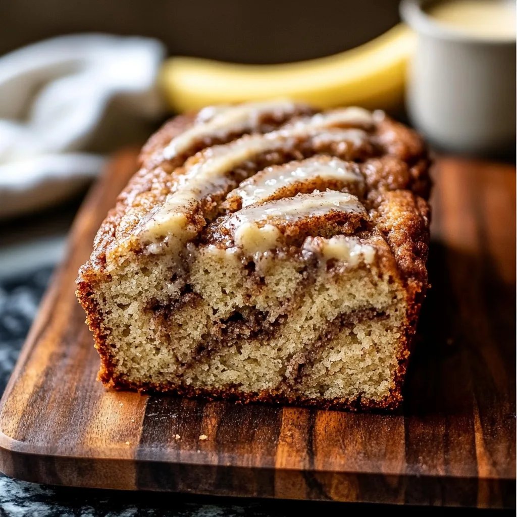 Homemade Cinnamon Swirl Banana Bread