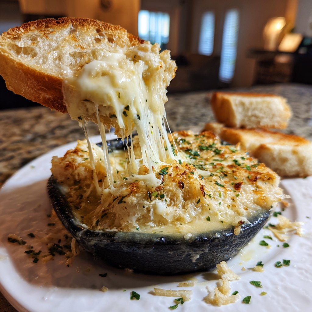 Fondue with Herb Infused Cheese
