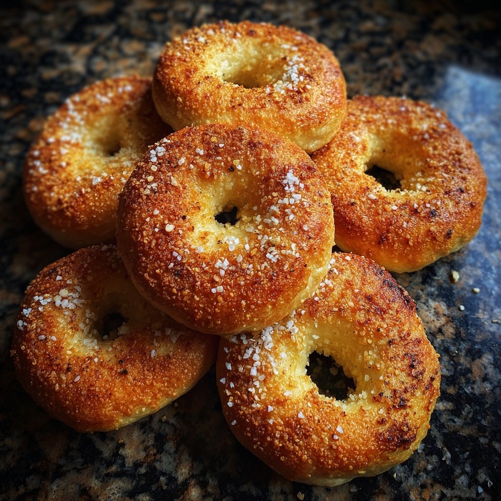 Two Ingredient Air Fryer Bagels