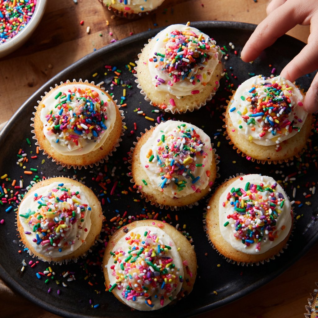 Super Bowl Desserts Mini Cupcake Platter