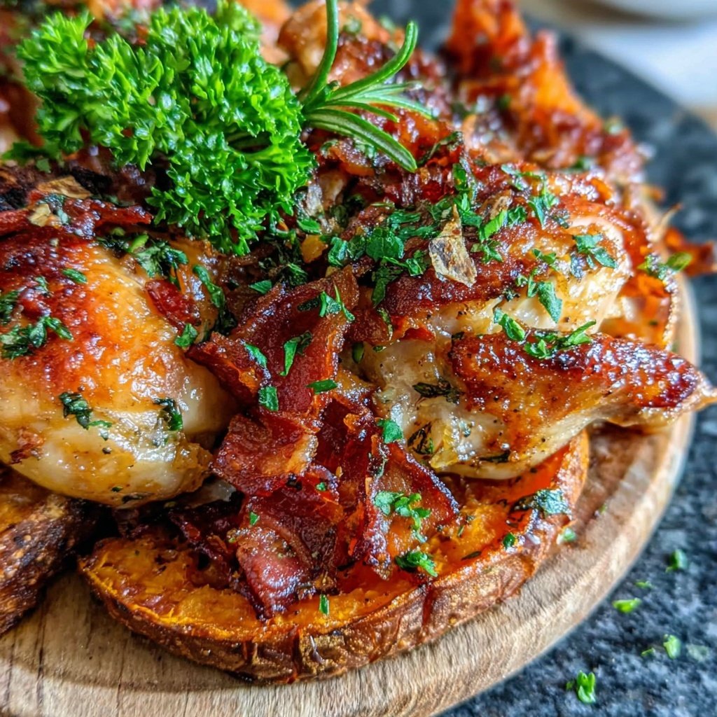 Healthy Chicken And Roasted Sweet Potatoes