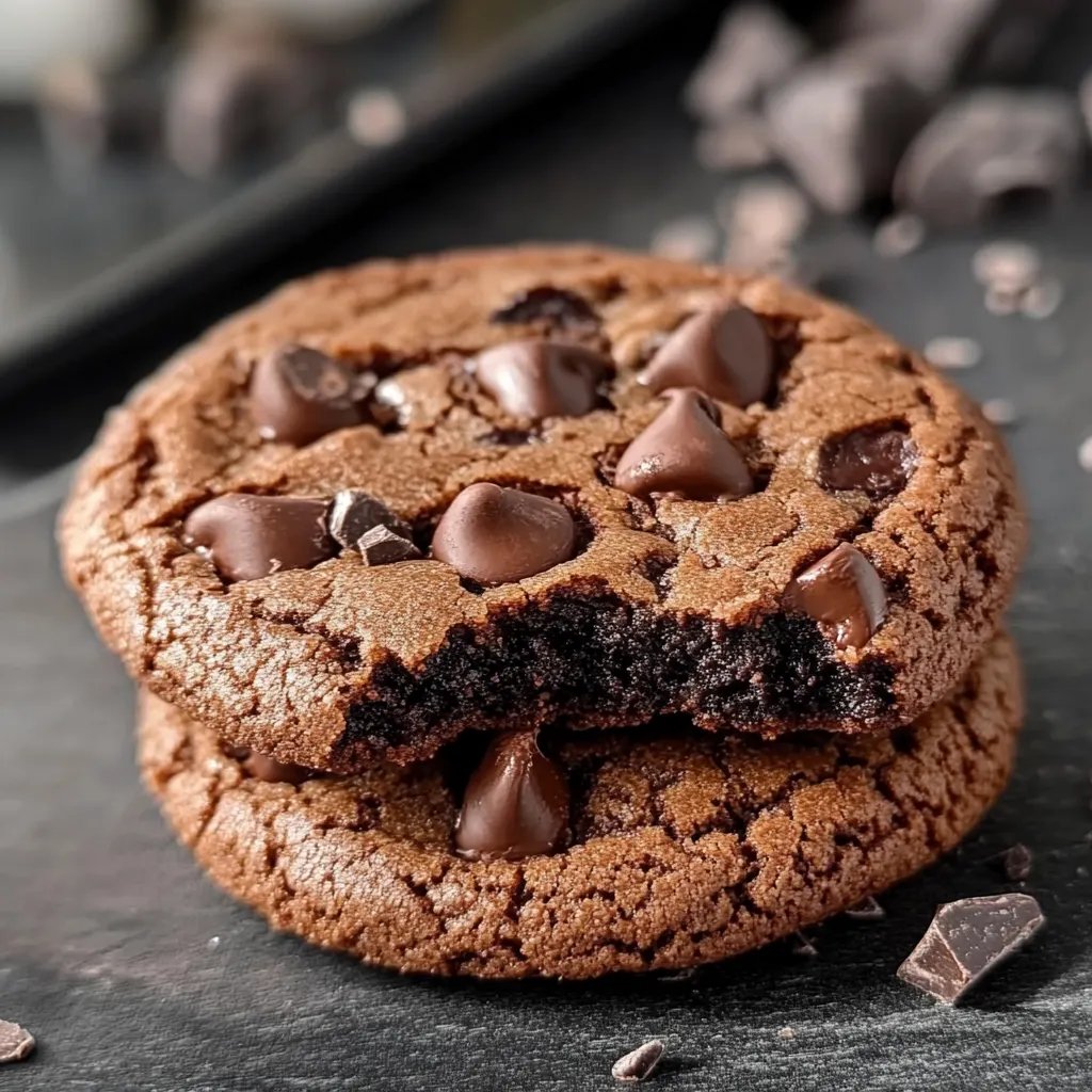 Single Serve Double Chocolate Cookie