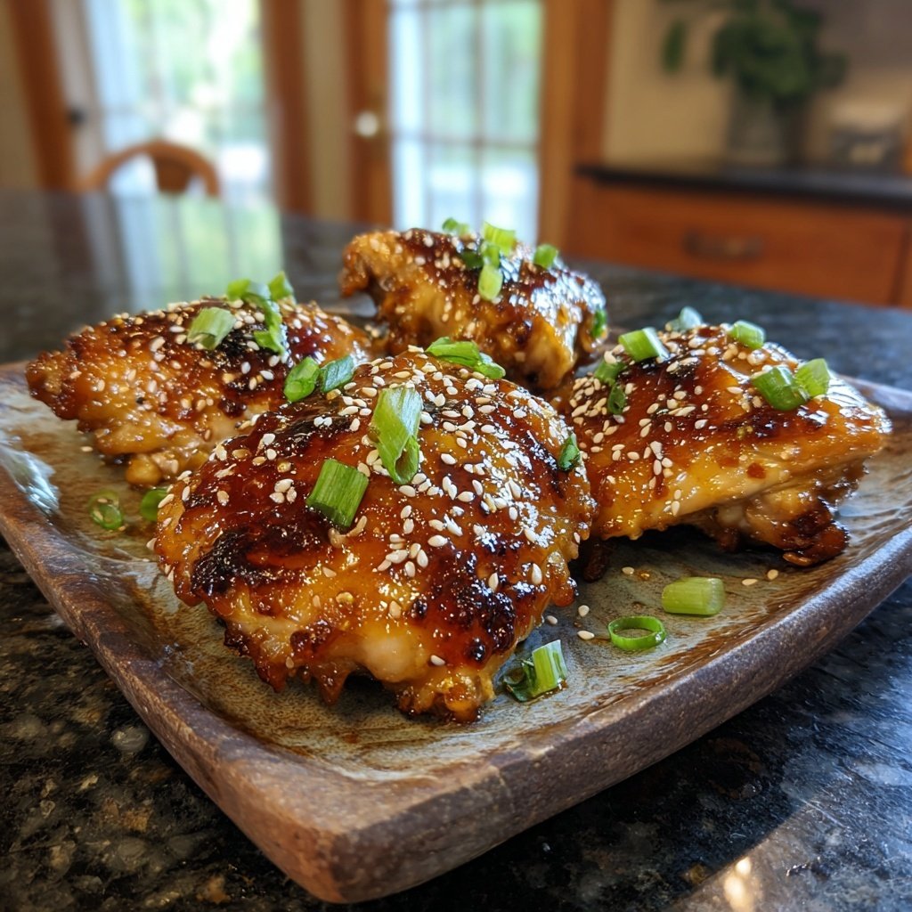 Baked Teriyaki Chicken Thighs