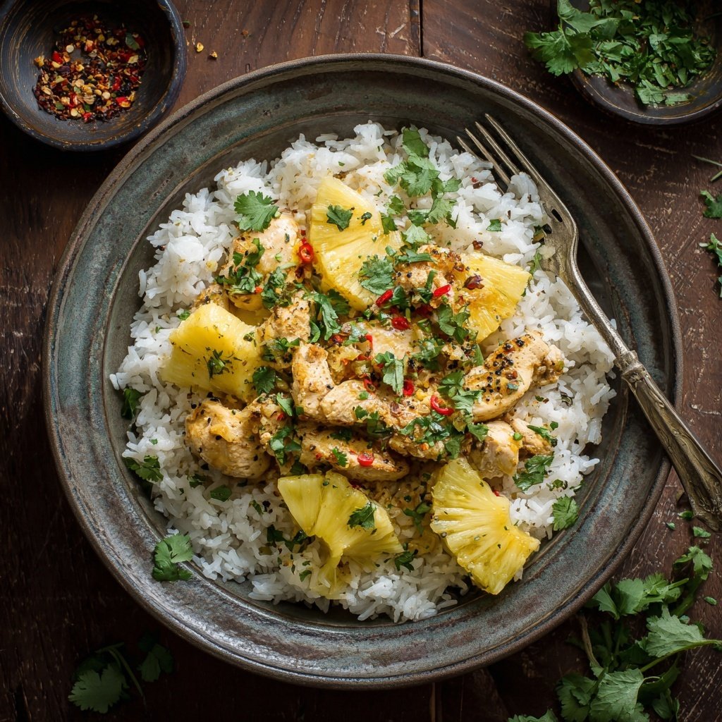 Pineapple Chicken Rice Meal Prep