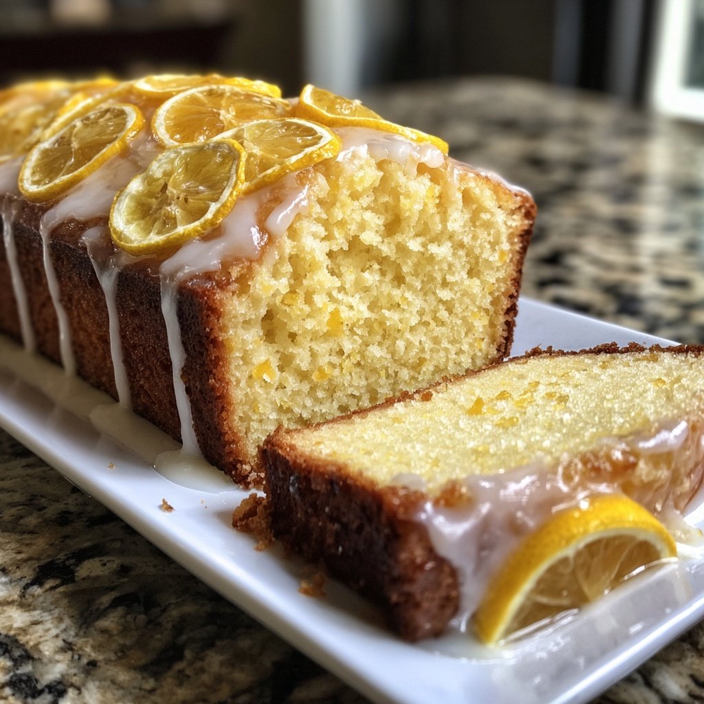 Lemon Limoncello Pound Cake