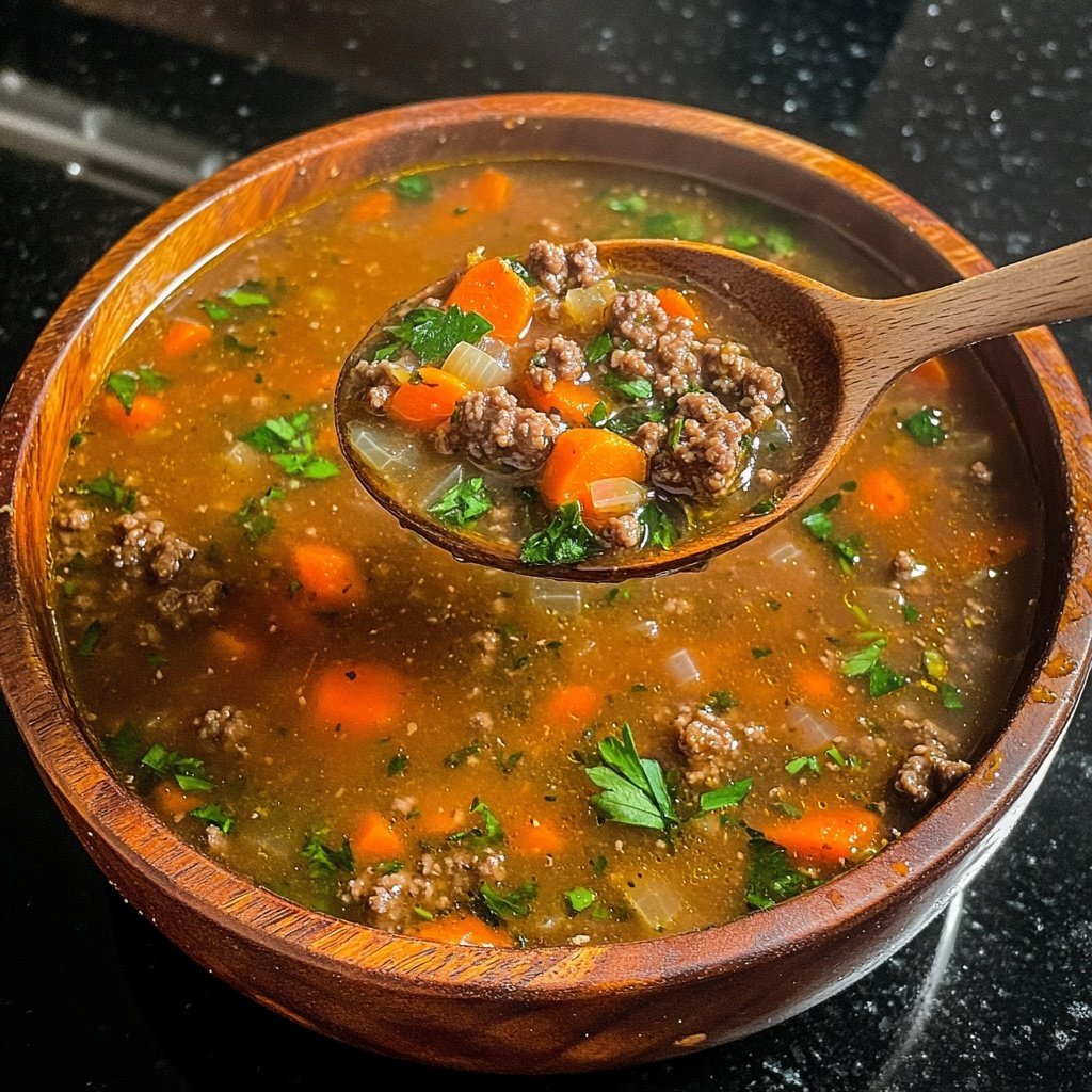 Ground Beef Soup