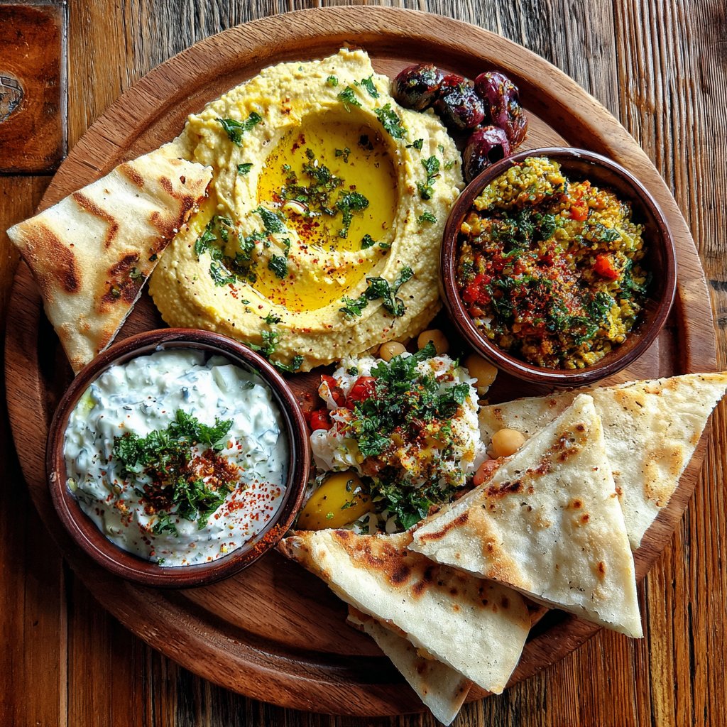 Romantic Mezze Plate for Two