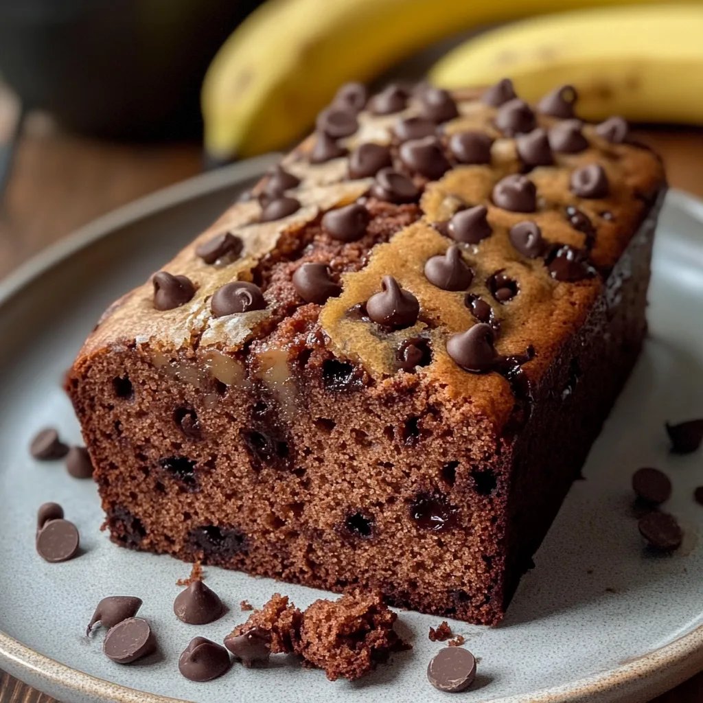 Easy Chocolate Chip Banana Bread