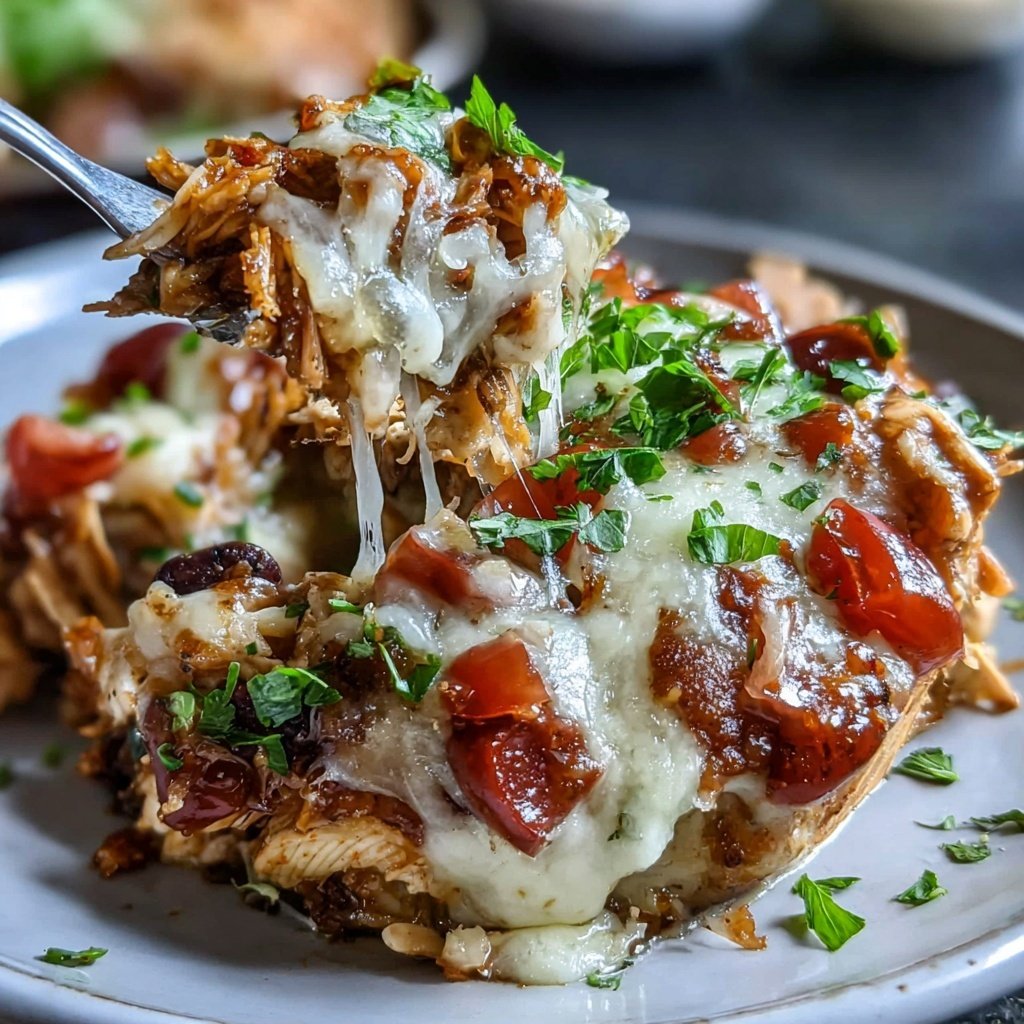 Shredded Chicken Burrito Casserole
